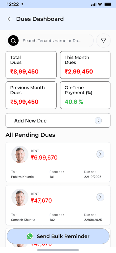 Smart Rent Automation Dashboard